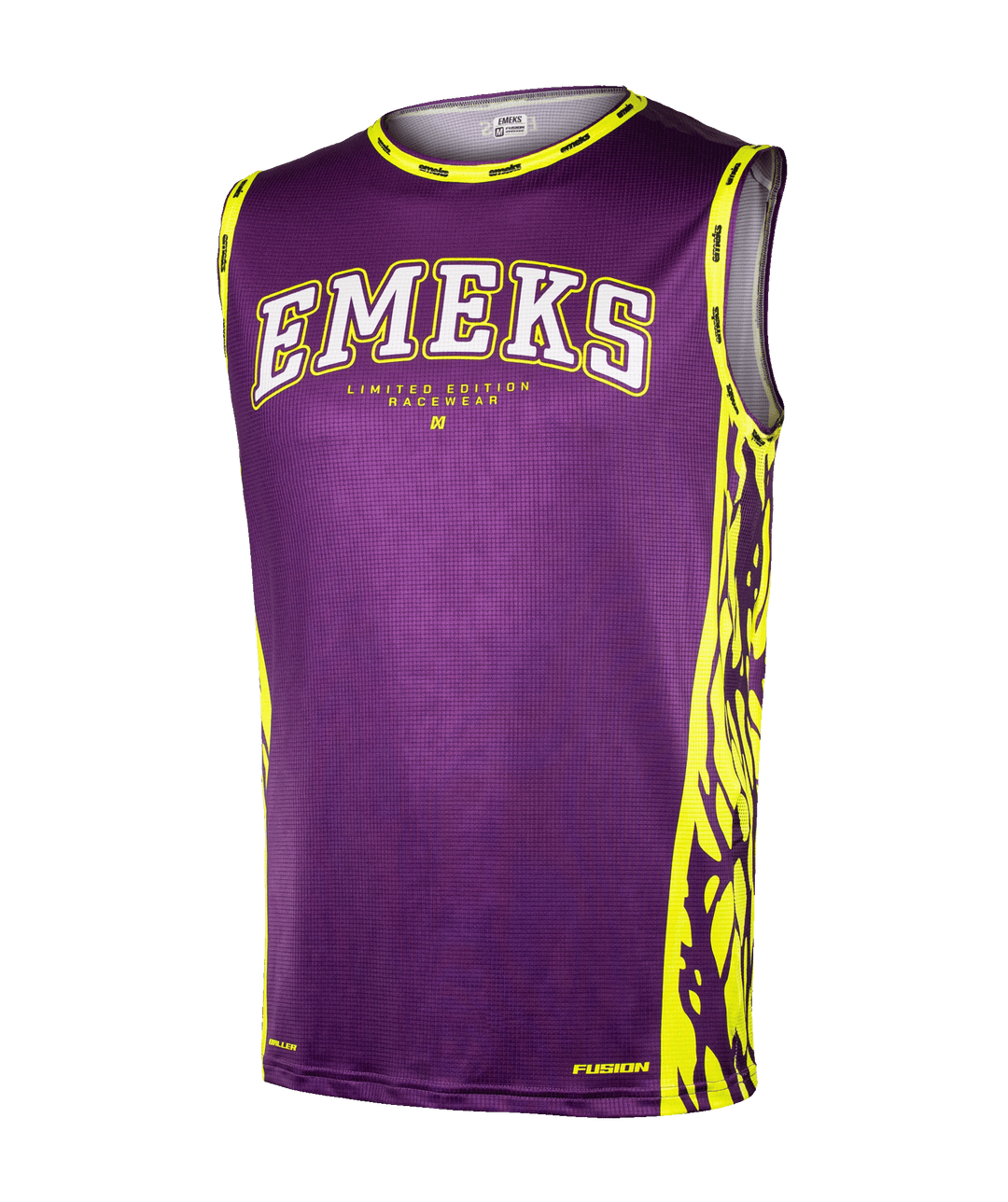 Purple and fluoro lightweight motocross bib - EMEKS MX racewear UK