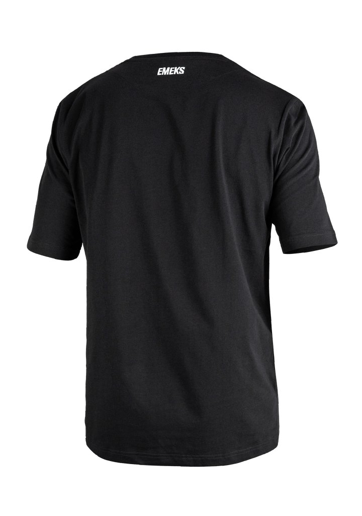 Black motocross MX t-shirt EMEKS UK