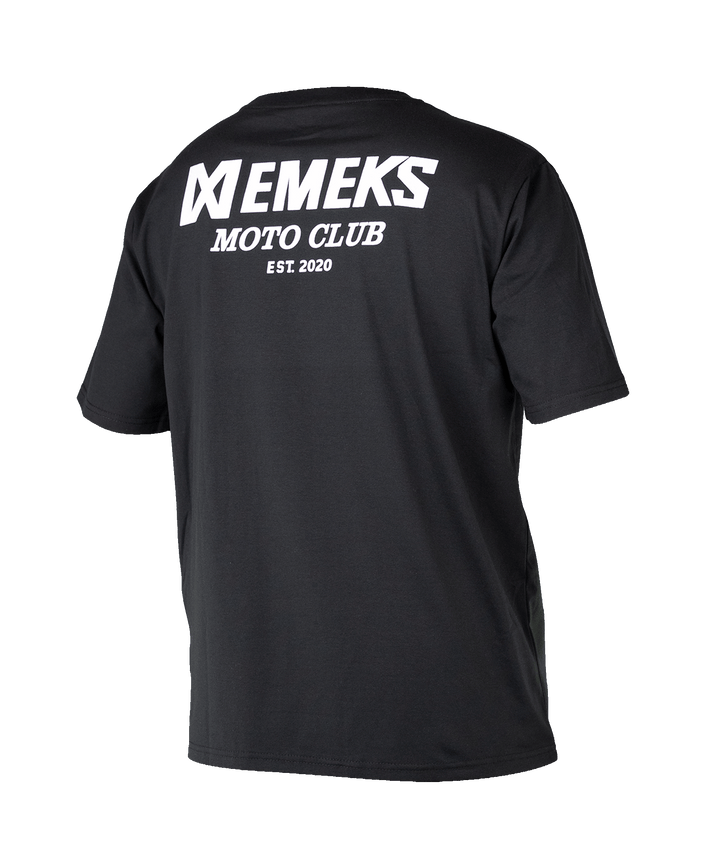 Black motocross MX tshirt EMEKS UK