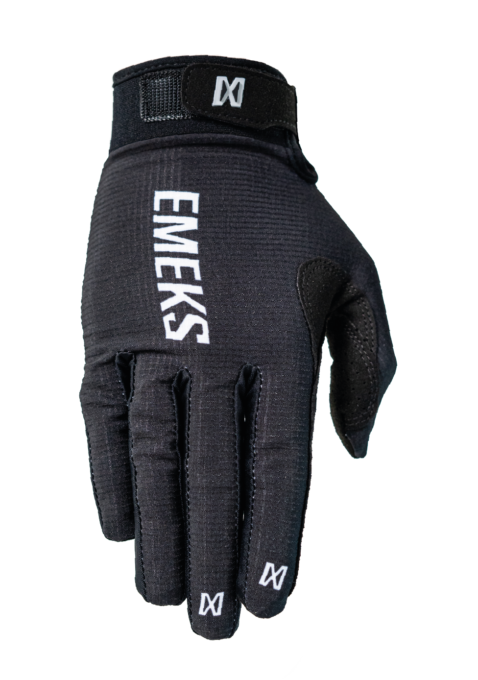 black motocross MX riding gloves lightweight EMEKS UK