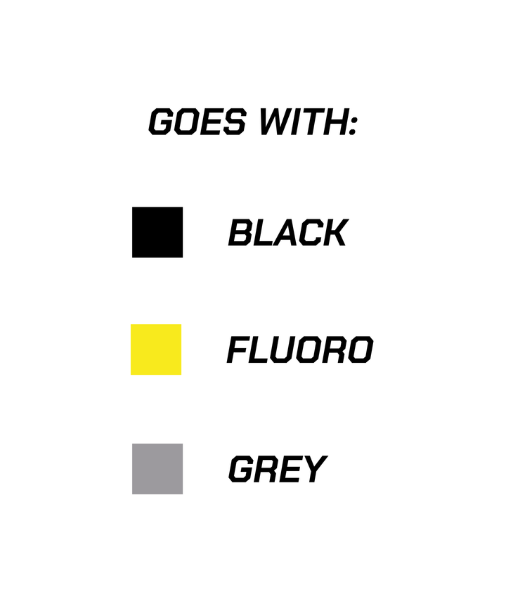 Black fluoro yellow grey colours motocross MX bib jersey kit EMEKS UK