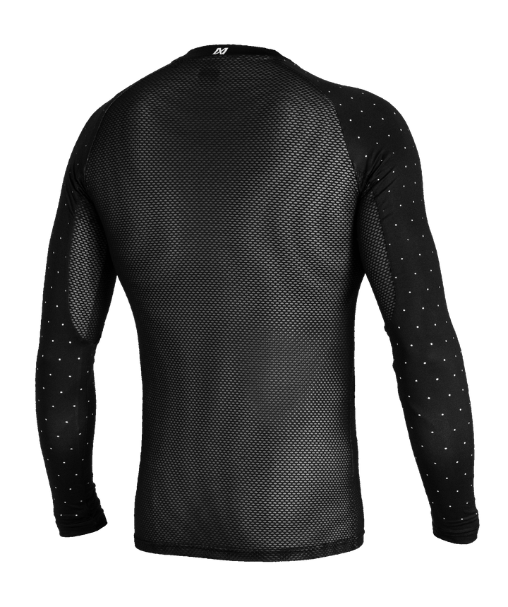 Black motocross MX compression top lightweight summer vented EMEKS UK