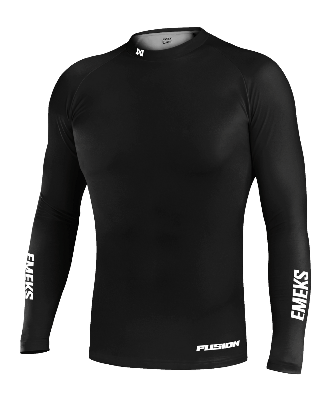Black motocross MX compression top thick winter thermal EMEKS UK