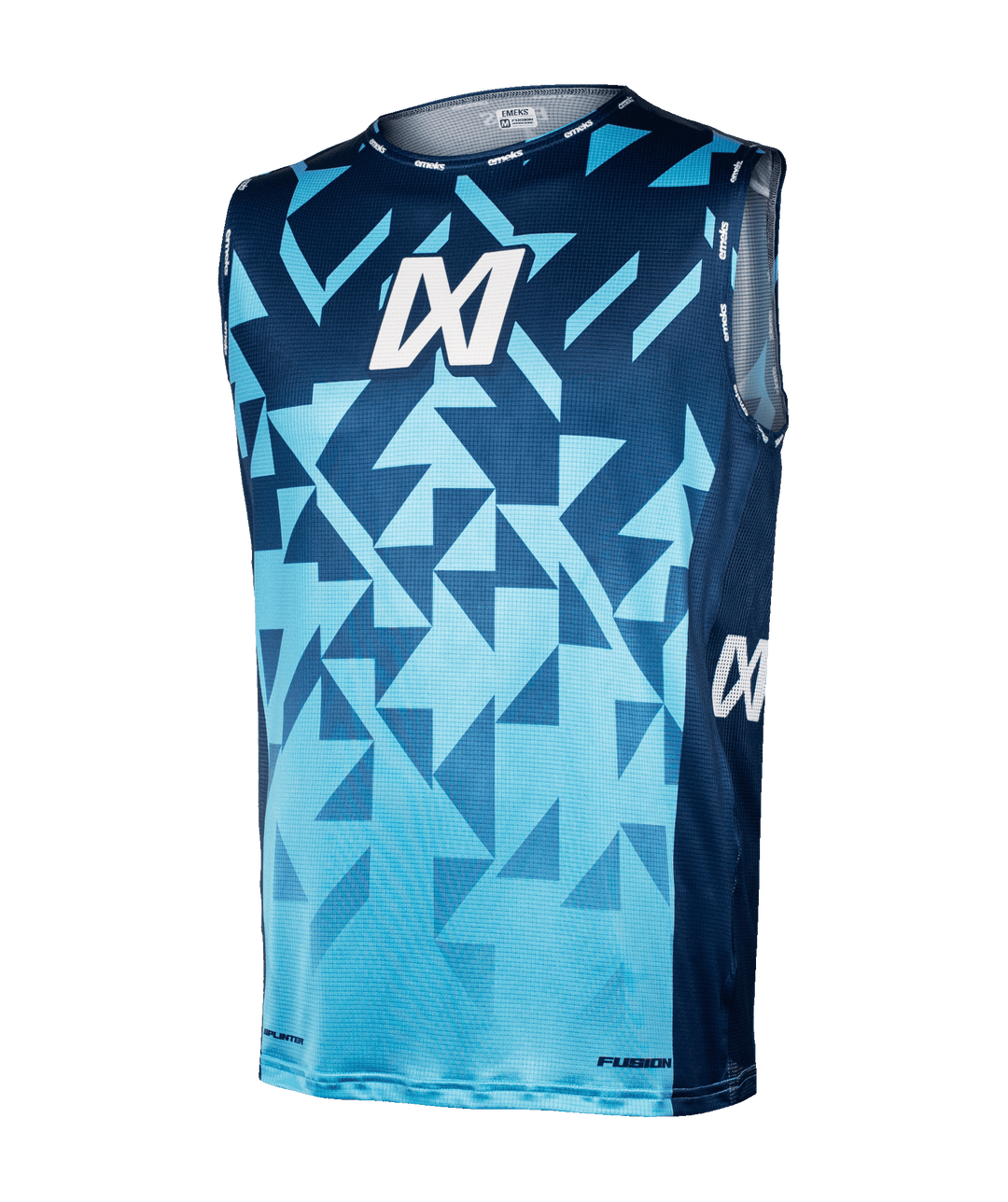 blue lightweight motocross bib - EMEKS MX racewear UK