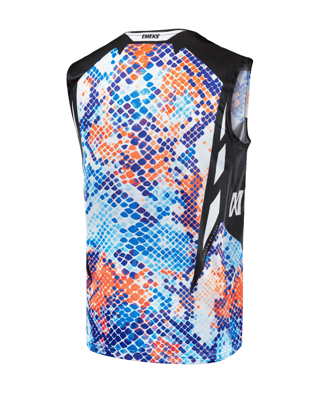 Blue Orange Motocross Bib UK Adult Youth EMEKS