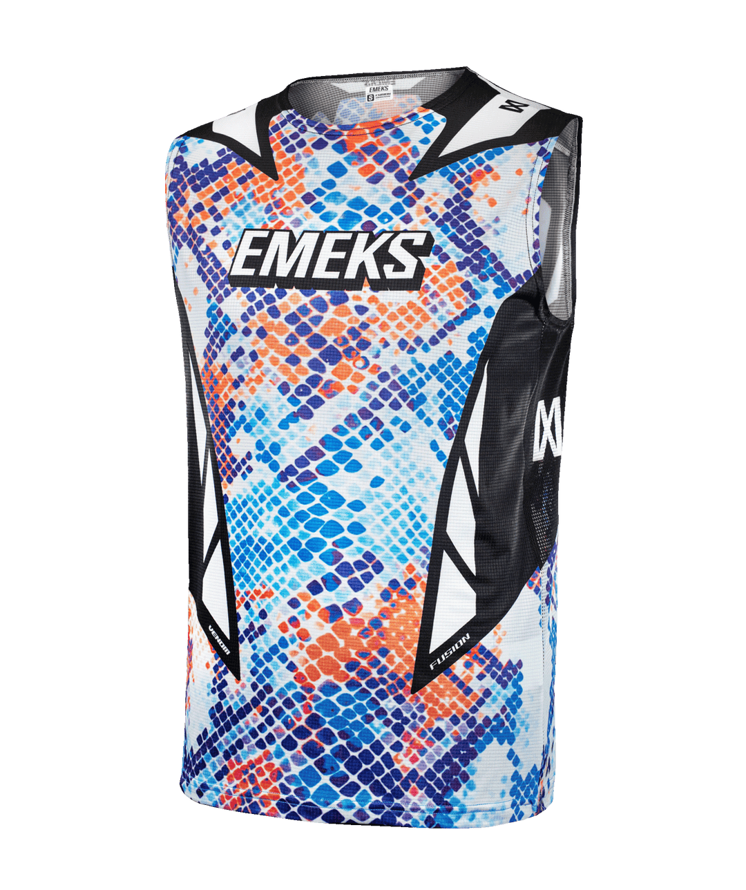 Blue Orange Motocross Bib UK Adult Youth EMEKS