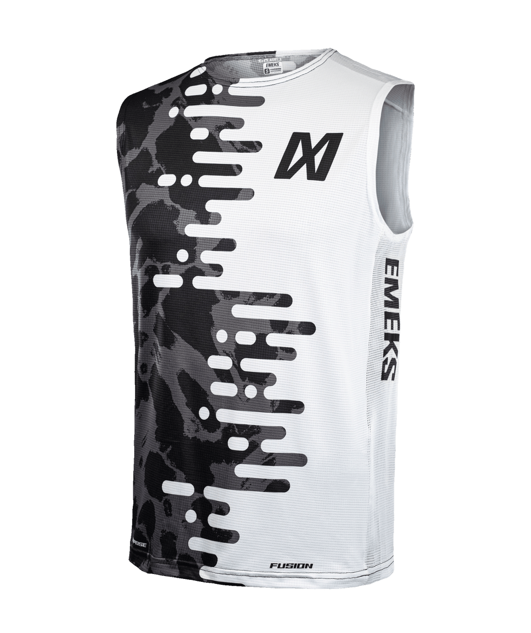 White Grey Black Motocross Bib Top UK Adult Youth EMEKS Paint drip