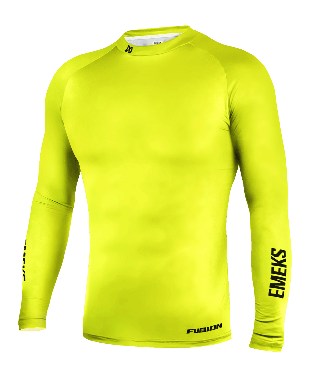 Fluoro yellow motocross MX compression top lightweight normal EMEKS UK