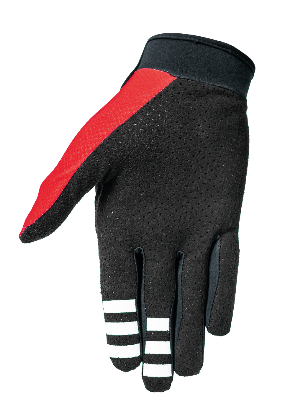 Red motocross MX riding gloves lightweight EMEKS UK