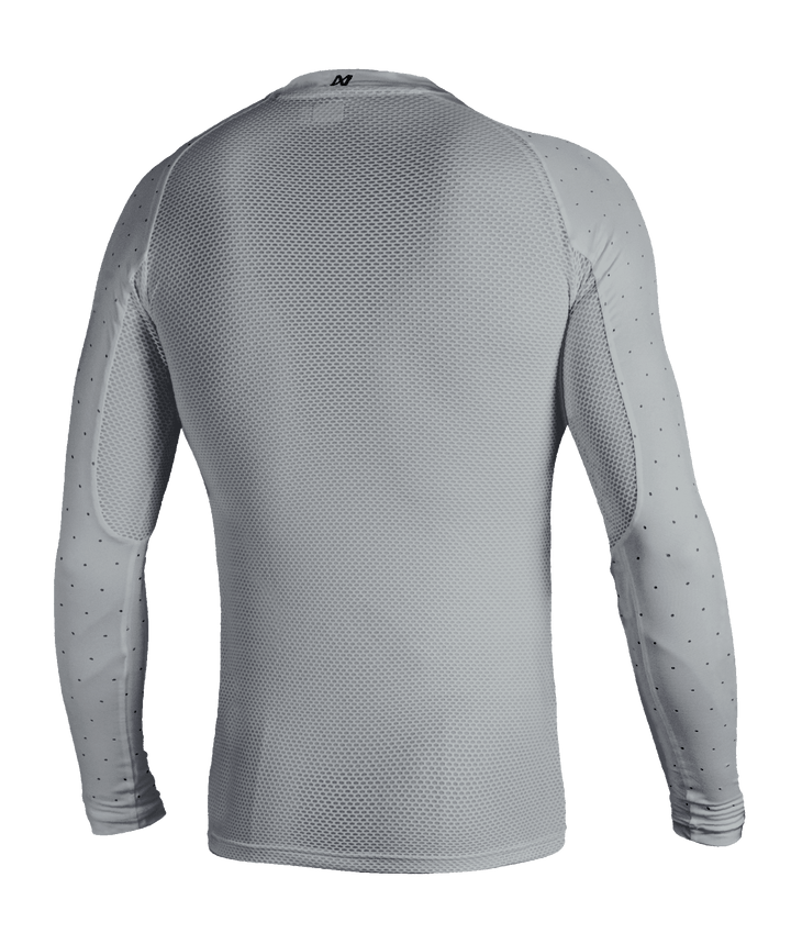 Grey motocross MX compression top lightweight summer vented EMEKS UK