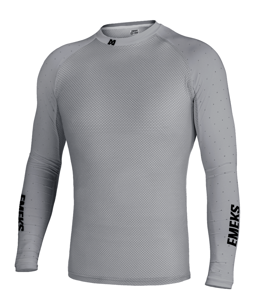 Grey motocross MX compression top lightweight summer vented EMEKS UK
