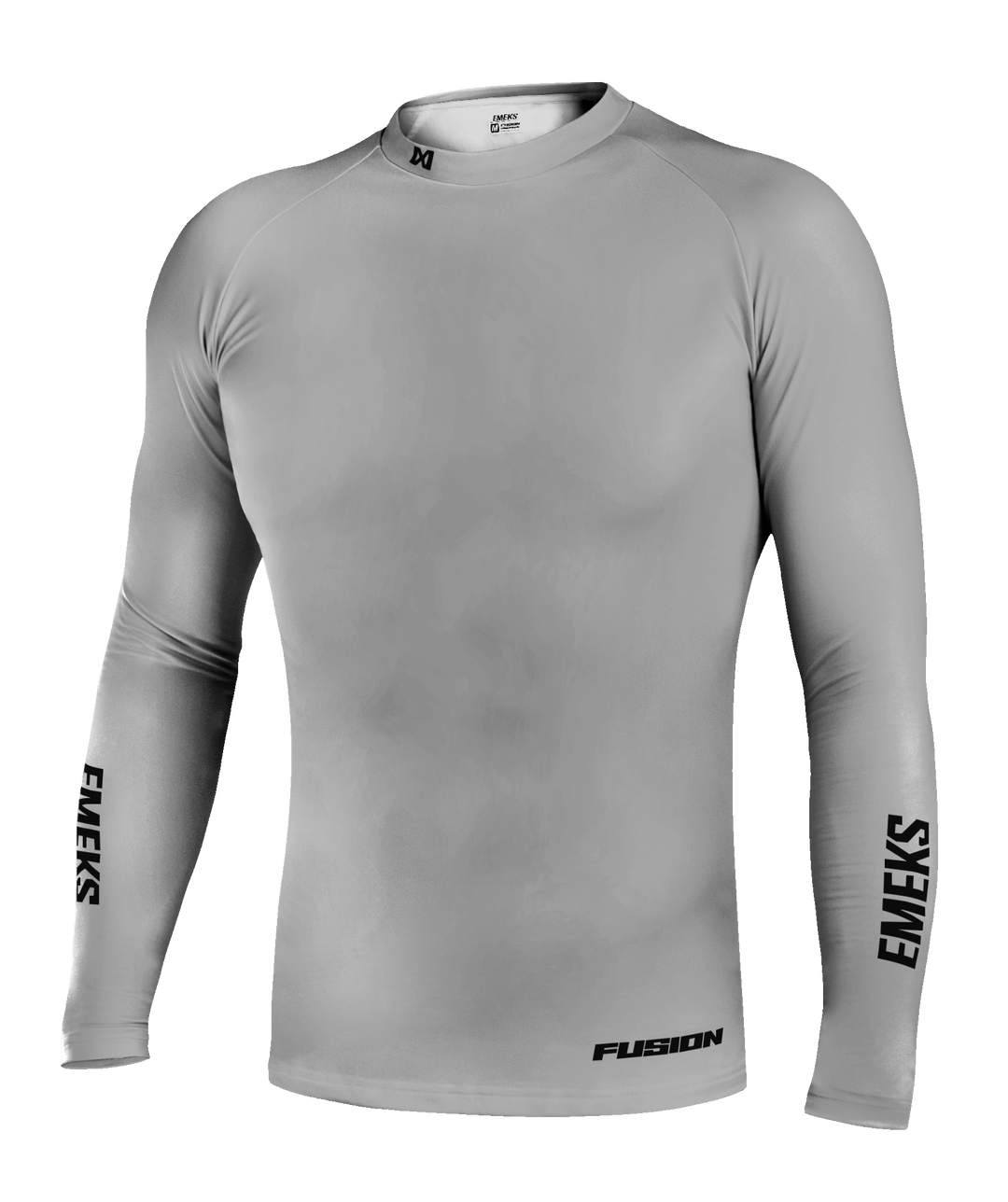 Grey motocross MX compression top thick winter thermal EMEKS UK