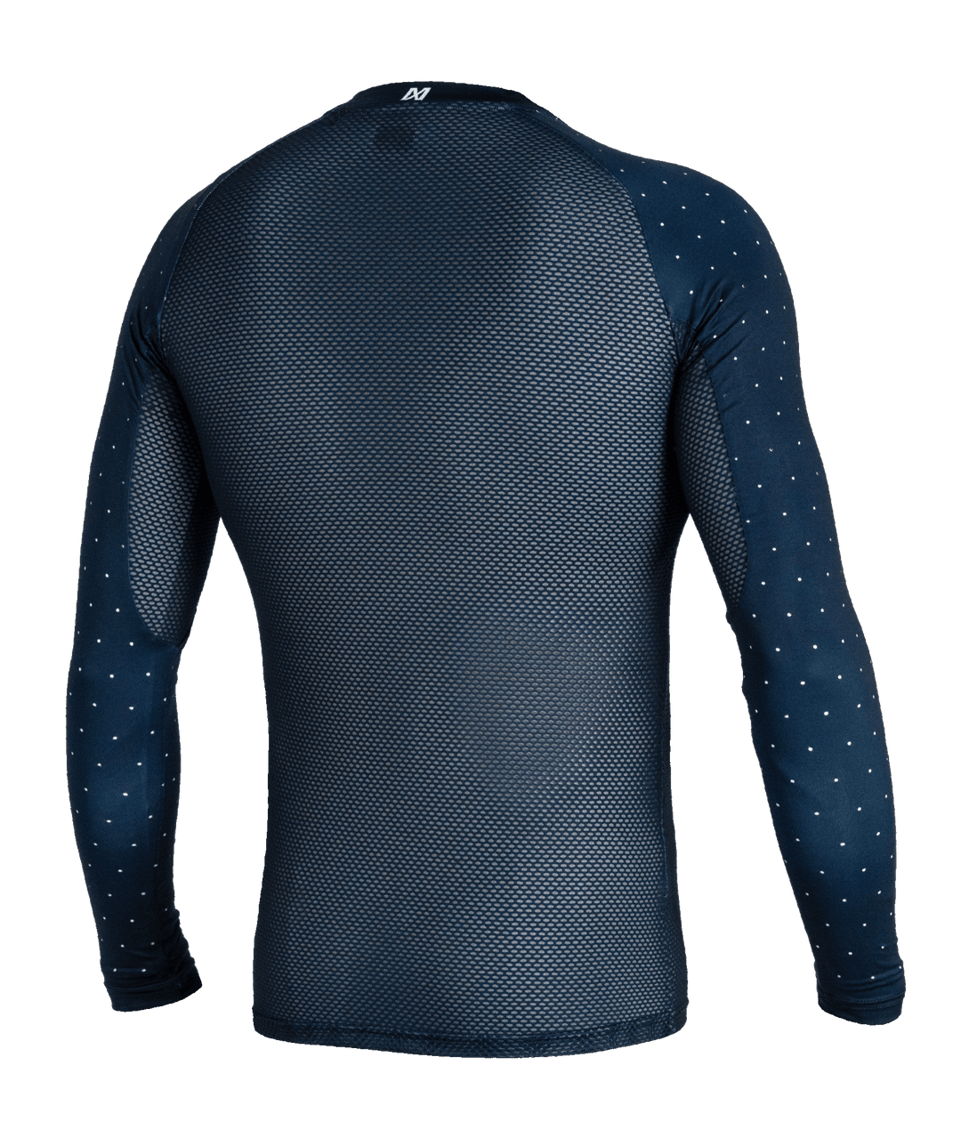 Indigo blue lightweight compression top summer vented EMEKS UK