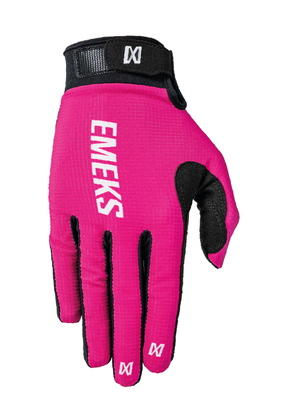 Magenta pink motocross MX riding gloves lightweight EMEKS UK