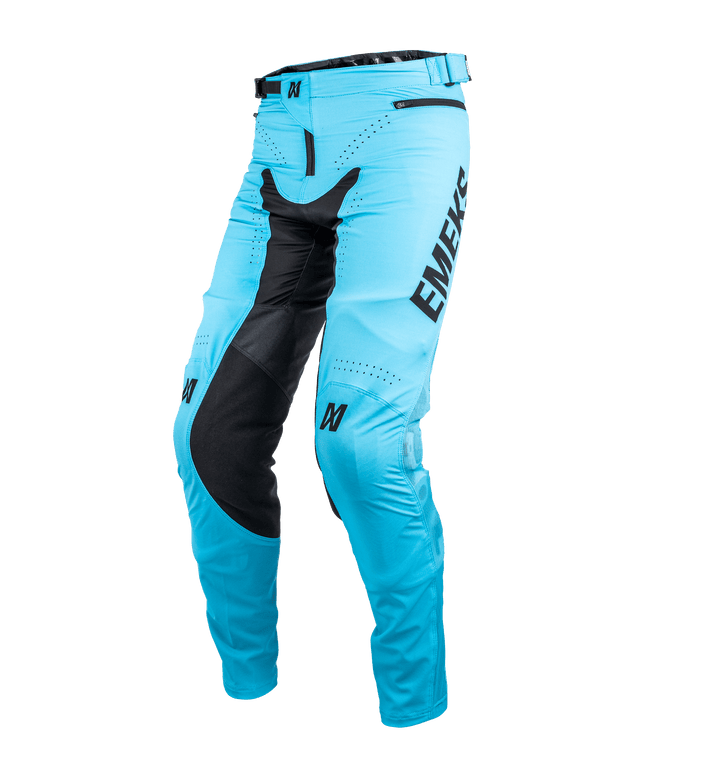 Blue lightweight premium motocross MX pants EMEKS racewear UK