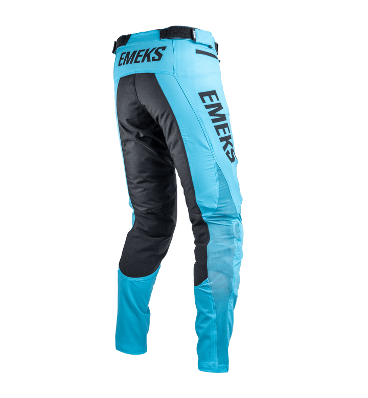 Blue lightweight premium motocross MX pants EMEKS racewear UK