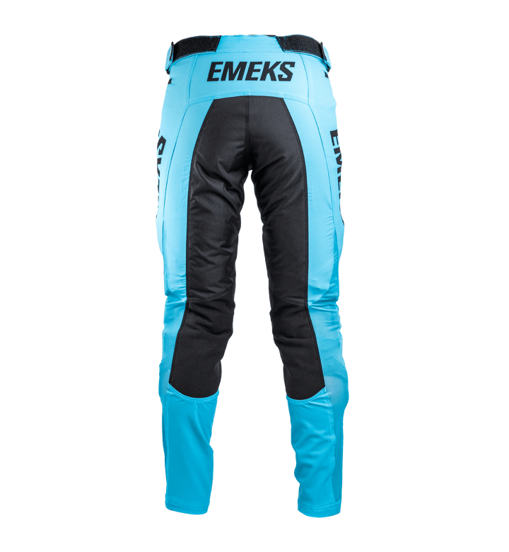 Blue lightweight premium motocross MX pants EMEKS racewear UK