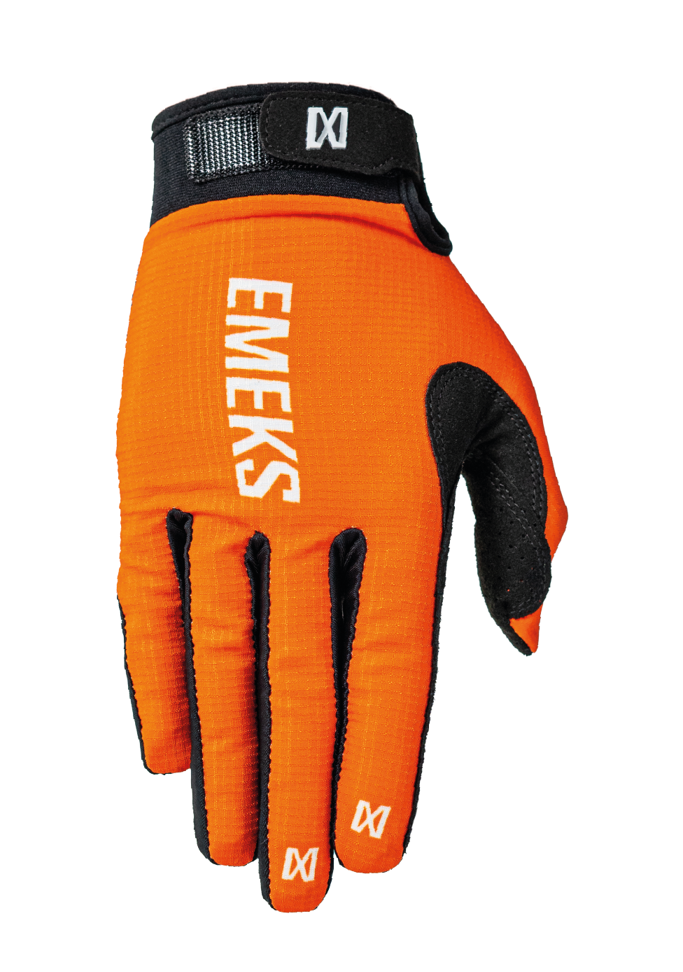 Orange motocross MX gloves EMEKS UK