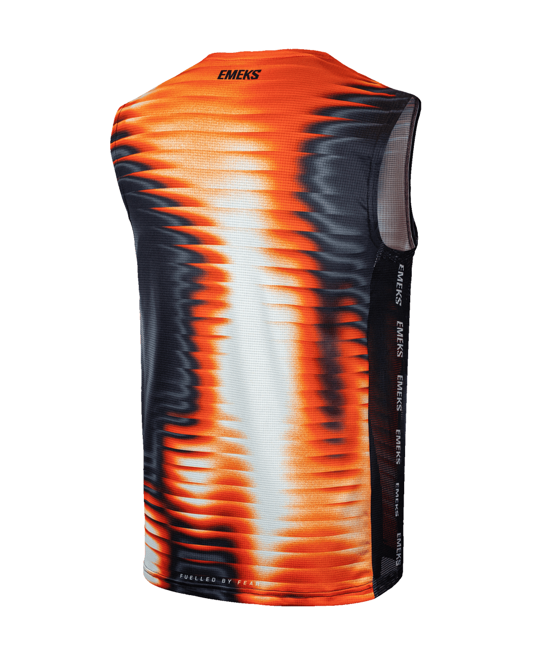 Orange Grey Black Motocross Bib Top UK Adult Youth EMEKS