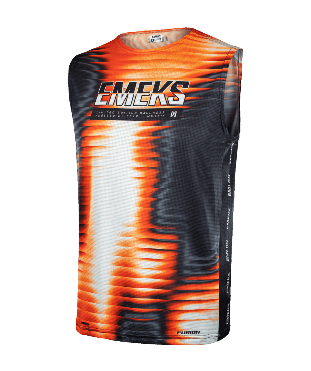 Orange Grey Black Motocross Bib Top UK Adult Youth EMEKS