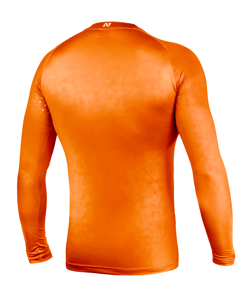Orange motocross MX compression top lightweight normal EMEKS UK