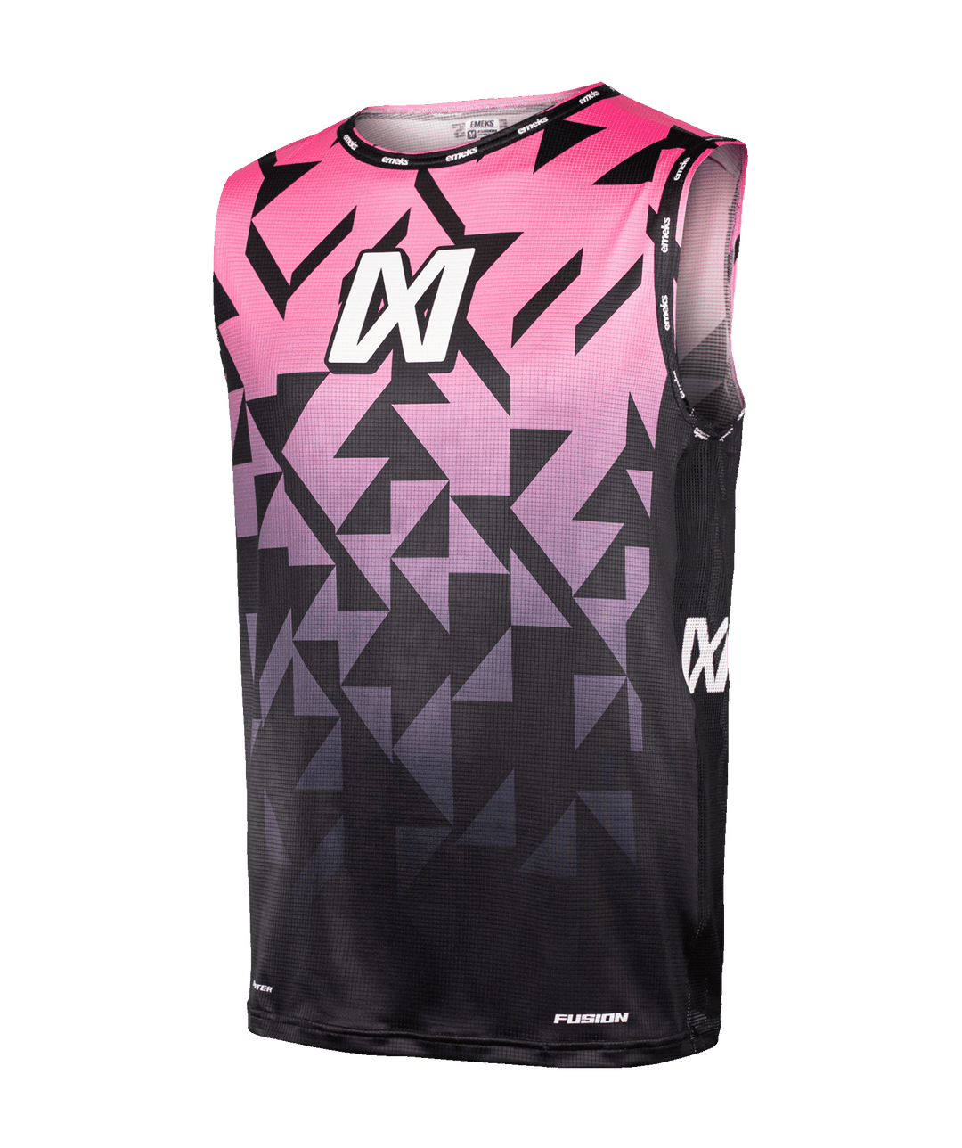 pink and black lightweight motocross bib - EMEKS MX racewear UK
