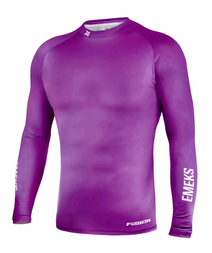 Purple motocross MX compression top lightweight normal EMEKS UK