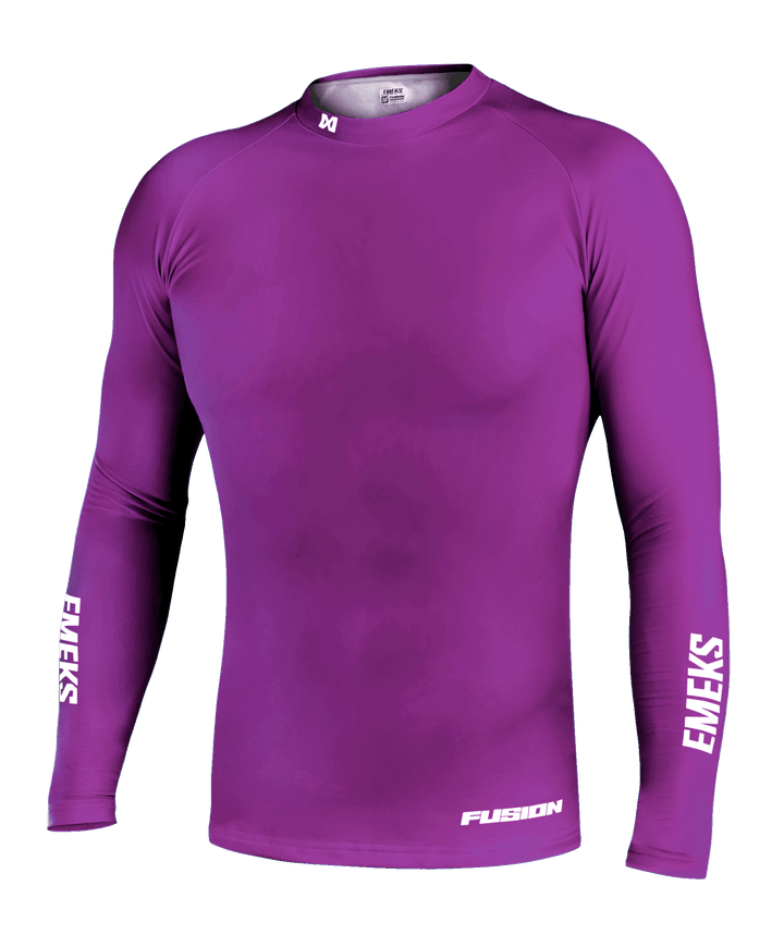 Purple motocross MX compression top lightweight winter thermal thick EMEKS UK