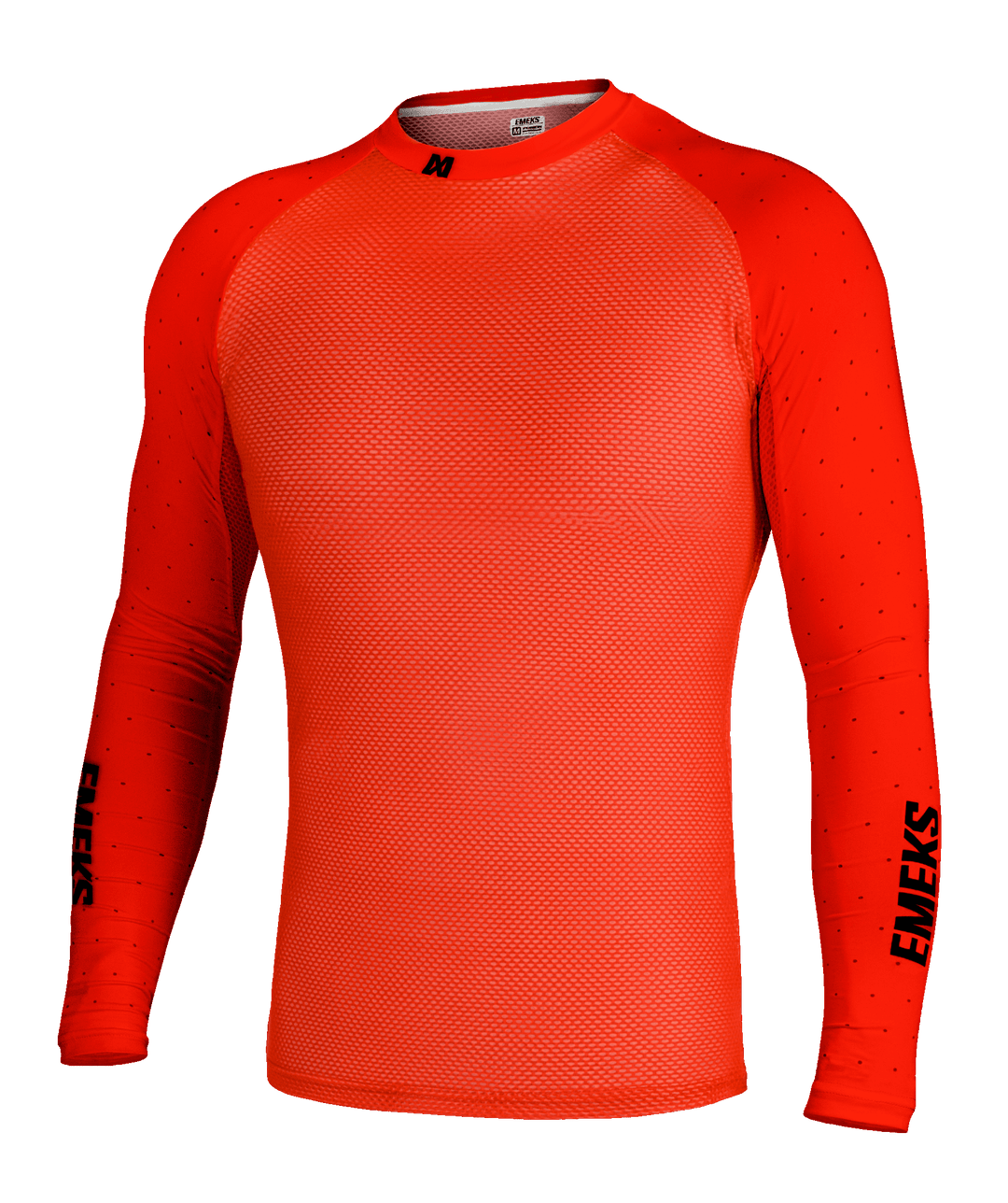 Red motocross MX compression top lightweight summer vented EMEKS UK