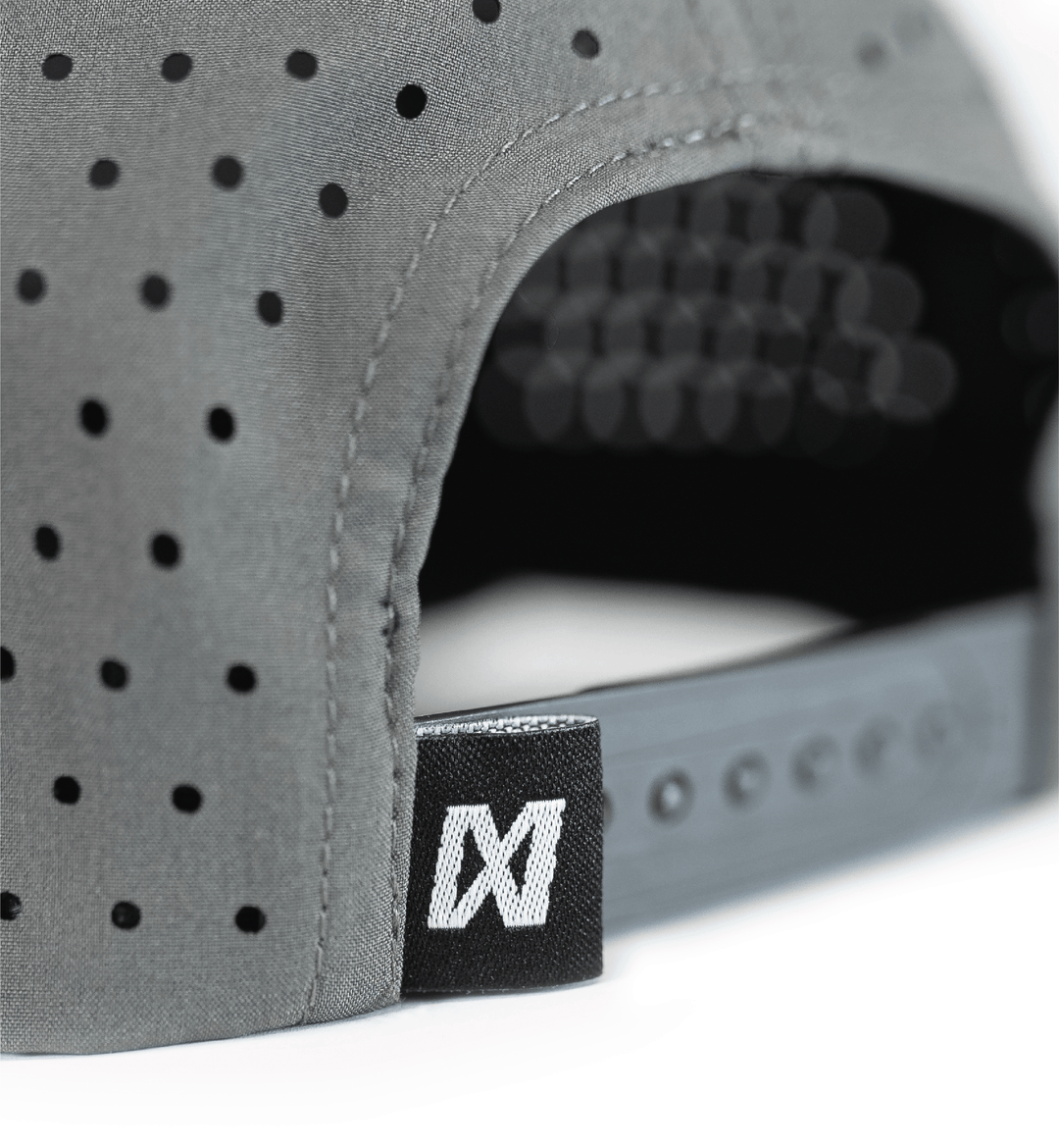 Grey snapback hat with motocross MX branding EMEKS UK