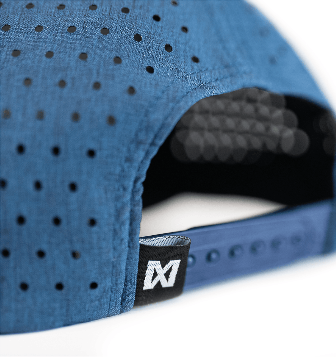 Navy snapback hat with motocross MX branding EMEKS UK