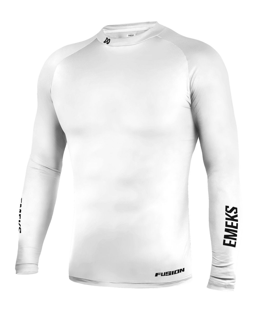 white lightweight motocross MX compression top normal EMEKS UK
